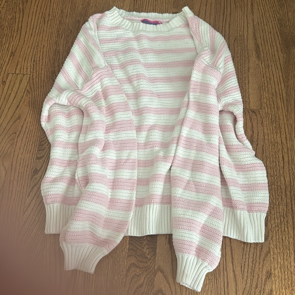 Edikted Pink and White Knit Sweater and Grey Hoodie Bundle - Picture 2 of 7